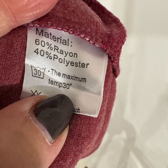 JS Amazon Brand Front Twist Short Sleeve Tee Shirt - Picture 5 of 5